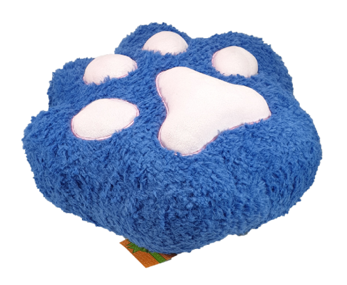 Игрушка мягкая подушка оттиск лапки Синий 30 х 25 х 15 см  00976 фото 2