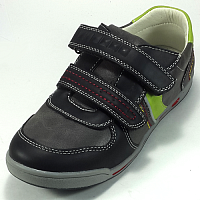 Туфлі спортивні Clibee сіро-зелені р. 33 на липучці Р-30
