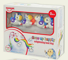 Игрушка Карусель для кроватки, пластиковая Лошадки свет, звук  777-1 А