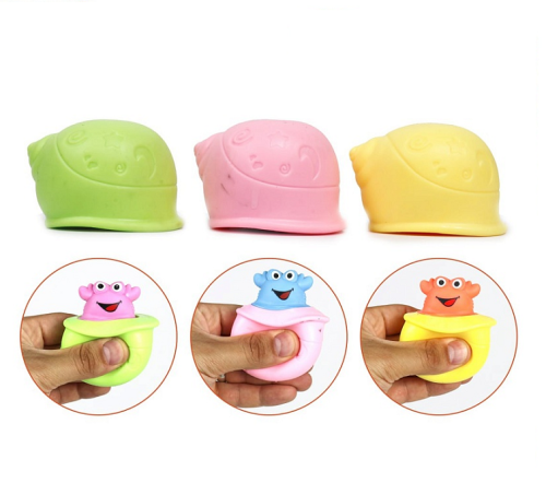 Игрушка прикол Крабик в ракушке 7 х 4,5 см  9536 фото 2