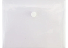 Папка на кнопке А6 Economix прозора 180мкм  E31355