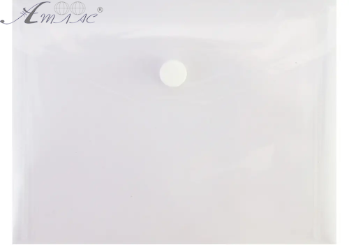 Папка на кнопке А6 Economix прозора 180мкм E31355 Папка на кнопке А6 Economix прозора 180мкм E31355