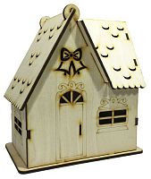 Будинок № 10 Скринька з відкидним дахом 17 х 10 х 19 см AS-4249, F-0114