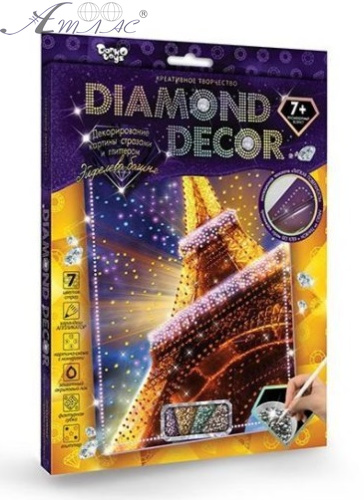 Набор для творчества Картинa с глитера и страз Danko Toys DD-01-01 Набор для творчества Картинa с глитера и страз Danko Toys DD-01-01