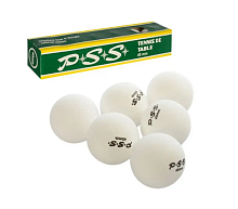 Игрушка Мячик набор 6шт для пинг-понга Белый в коробке  2202