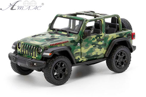 Іграшка Модель Kinsmart, Jeep Wrangler Cabrio хакі KT5420WA фото 2 Іграшка Модель Kinsmart, Jeep Wrangler Cabrio хакі KT5420WA фото 2