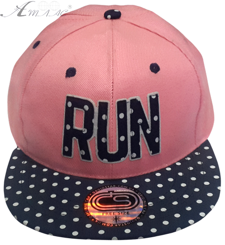 Бейсболка для дівчинки David's Star джинсова, рожева у горох 13379 Бейсболка для дівчинки David's Star джинсова, рожева у горох 13379