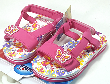 Босоножки Bitis резиновые с липучкой р. 22 пляжные, с бабочкой 11396