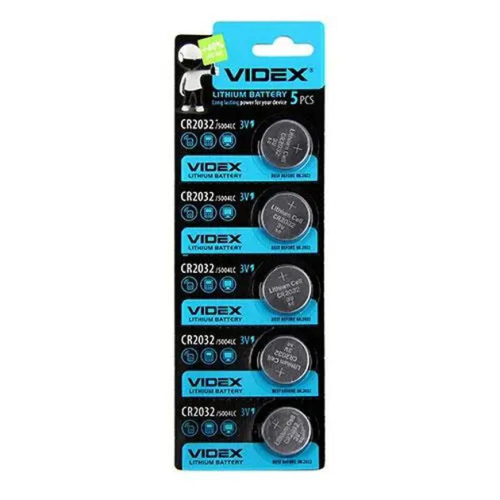 Батарейка таблетка 2032 Videx 3V срок до 11,2028 года  17625