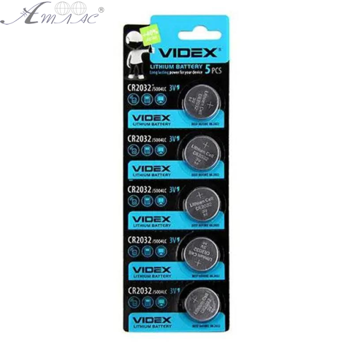 Батарейка таблетка 2032 Videx 3V термін до 11,2028 року 17625