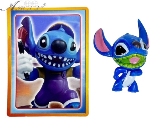 Іграшка Герої Мультфільмів Стич ~5 см відкритий рот з язиком 14037 Іграшка Герої Мультфільмів Стич ~5 см відкритий рот з язиком 14037