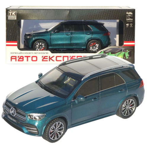Машинка Автоэксперт Mersedes-Benz GLE 350 синяя 20см двери свет звук  1841-12