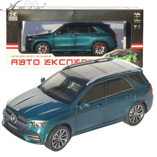 Машинка Автоексперт Mercedes-Benz GLE 350 синя 20 см двері світло звук  1841-12