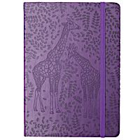 Блокнот на гумці Skiper А5 / 96 Safari фіолетовий SK-5850