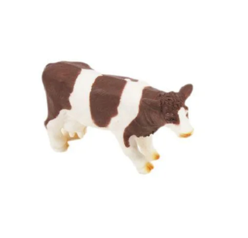 Игрушка силиконовая антистресс, Корова с коричневыми пятнами 12 см  04922