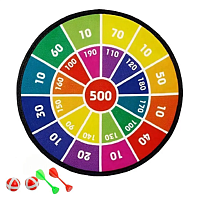 Іграшка Дартс на липучці 27см у пакеті  66328