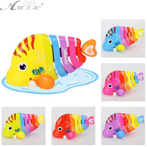 Іграшка Рибка заводна яскрава 11см  6637