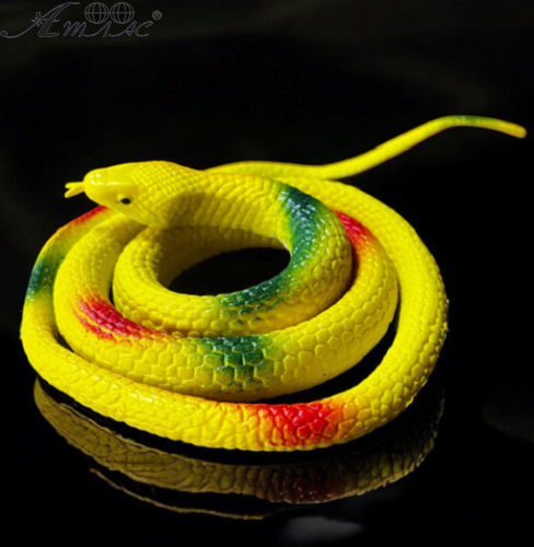 Іграшка силіконова антистрес Змія Жовта 74 см  17907