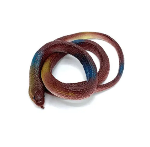 Игрушка силиконовая антистресс Змея Светло - Коричневая в пятнах 74 см  00721 фото 2