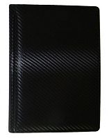 Ежедневник недатированный A6 Бриск Carbon, чёрный 3В-15