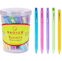 Ручка шариковая Reporter Radius автомат синяя  07141