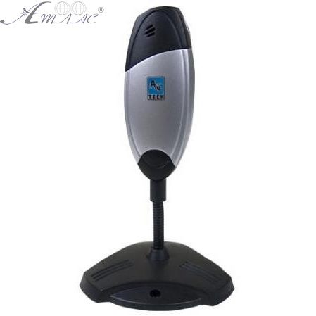 Веб камера A4Tech 350 Kpx с кнопкой моментальной съемки, с микрофоном, серебряно-черная PK-635M