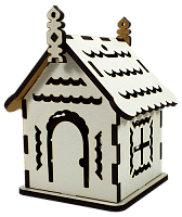 Будинок №  4 сувенірний, з МДФ 8 х 7 х 10 см AS-6240, М-2077