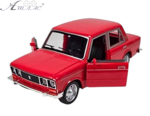 Машинка Best Model ВАЗ 2106 Жигулі Червона світло звук пластик 18см  D700-11D фото 2