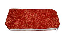 Пенал школьный с узором на 1 отделение Микс цветов  01574