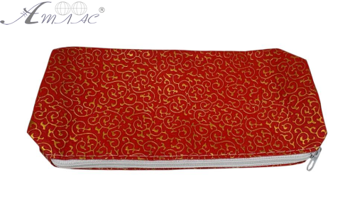 Пенал школьный с узором на 1 отделение Микс цветов  01574