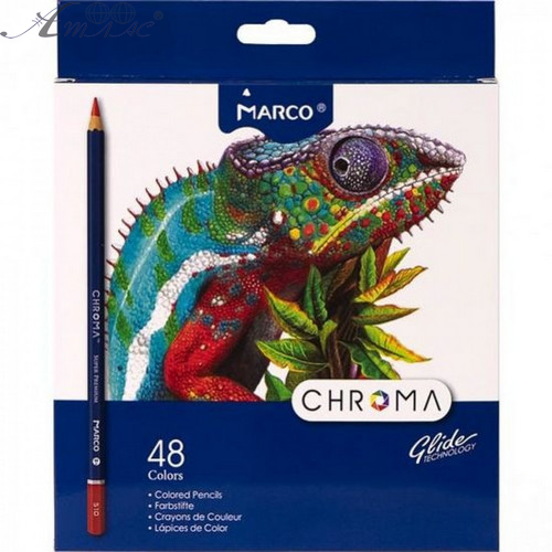 Карандаши цветные Marco Chroma 48 цветов шестигранные 8010-48CB Карандаши цветные Marco Chroma 48 цветов шестигранные 8010-48CB