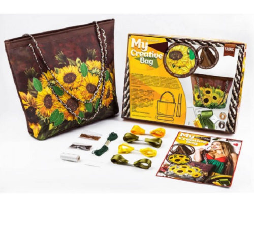 Набор для творчества Вышивка сумки Лентами и бисером My Creative Bag  МСВ-01-03 фото 2
