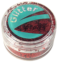 Блестки (Глиттер) большие Атлас 3 гр - Красный AS-2417