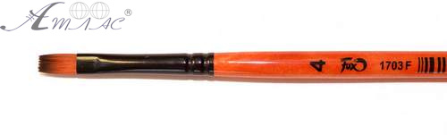 Пензлик синтетика Плоский № 4 художня Пензлик синтетика Плоский № 4 художня