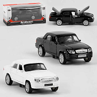 Машинка Автоексперт Волга ГАЗ 3110 13см двері світло звук  2572