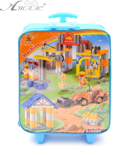 Игрушка Конструктор Duplo Стройка 78 деталей в чемодане Крупные детали 222-C04 Игрушка Конструктор Duplo Стройка 78 деталей в чемодане Крупные детали 222-C04