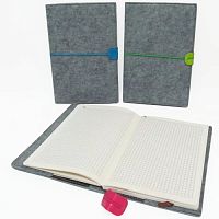 Блокнот на гумці JО Повсть # 150 х 210 мм 100 л 22025