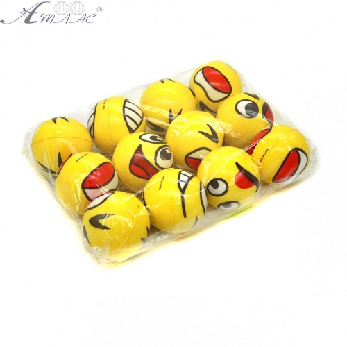 Іграшка М'ячик м'який фомовий 6 см Смайл Емоції  08313