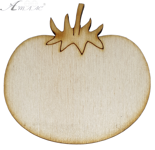 Фігурка фанерна - Помідор 5.8 см AS-4701, В-0180