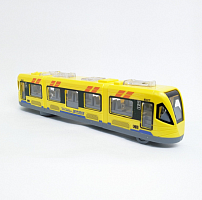 Модель Міський поїзд пластмасовий 31 см Жовтий 0085А