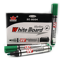 Маркер сухостираемый Xin Зеленый круглый толстый  ZC-8004-GR