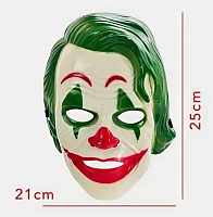Іграшка Маска Джокер із зеленим волоссям 25х21 см 7156