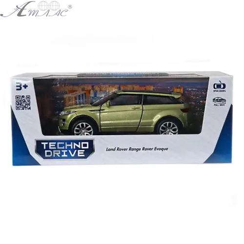 Машинка Land Rover Range Rover Evoque оливковий 250388 фото 3 Машинка Land Rover Range Rover Evoque оливковий 250388 фото 3