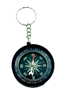 Брелок Компас пластик 4см чорний корпус  10326