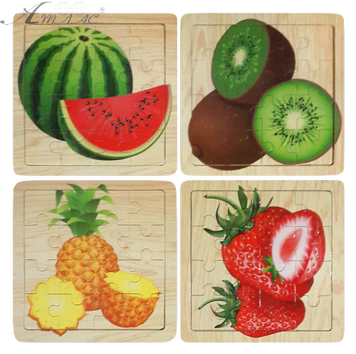 Игрушка Деревянная Пазл Фрукты 15 х 15 см TZ 15320 фото 2 Игрушка Деревянная Пазл Фрукты 15 х 15 см TZ 15320 фото 2