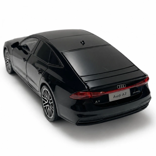 Машинка Автоэксперт Audi A7 черная 20см двери свет звук  1904-17 фото 2