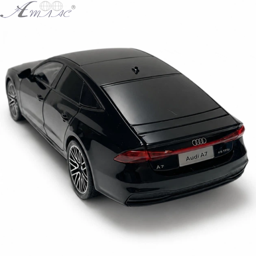 Машинка Автоексперт Audi A7 чорна 20см двері світло звук 1904-17 фото 2