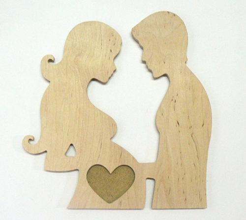 Деревянная Фоторамка "УЗИ"  Пара  0863