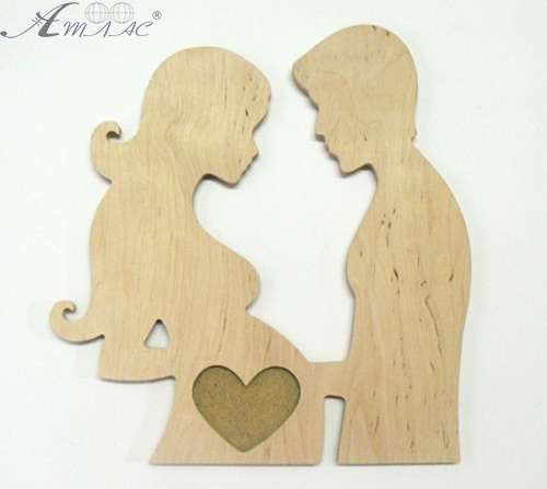 Дерев'яна Фоторамка "УЗД" Пара 0863