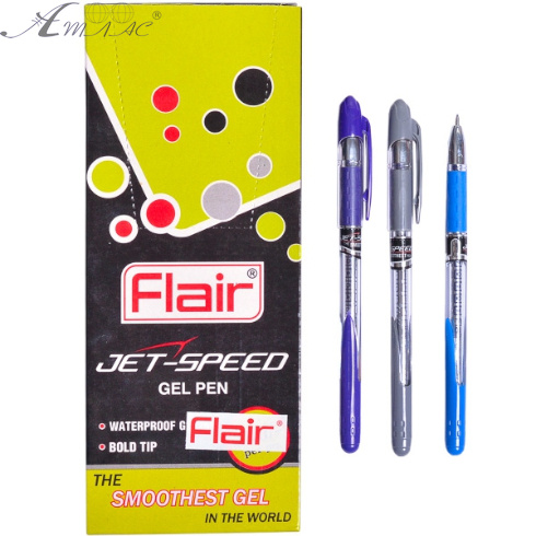Ручка гелева Flair Jet-speed cині, різнокольорові 12462